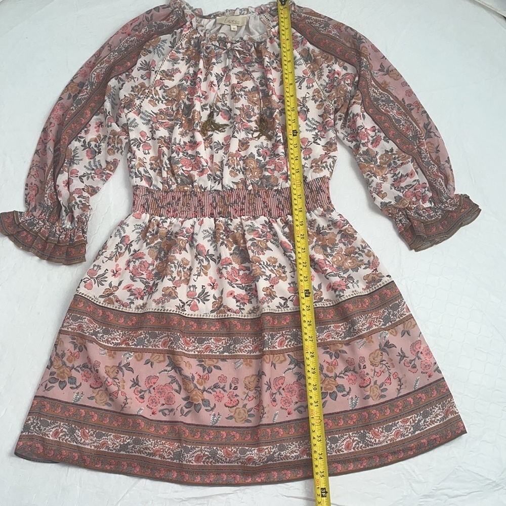 Anthropologie Love The Label boho Tippy Border dress in Euphoria M - Picture 7 of 11